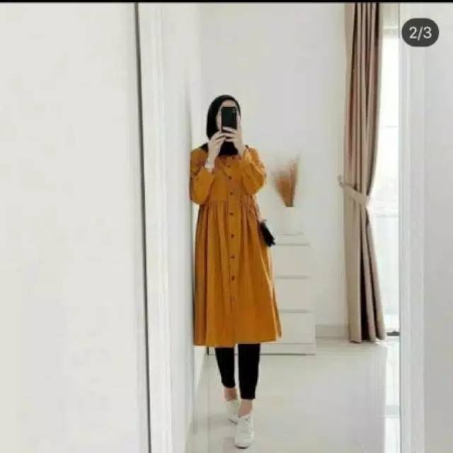 Tunik bahan moscrepe