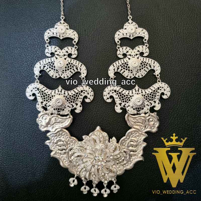 kalung pengantin palembang modern