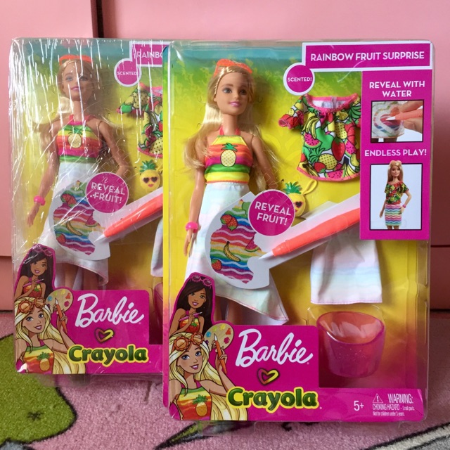 Barbie Crayola Rainbow Fruit Surprise