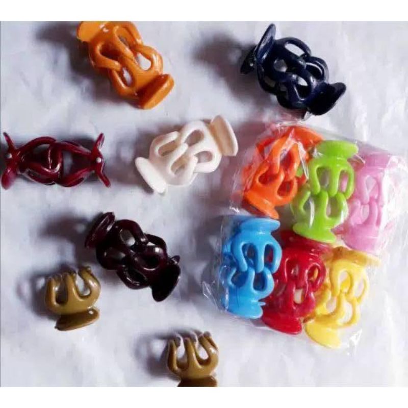 12 pcs jedai lokal 2,3 cm cakar 3 warna random