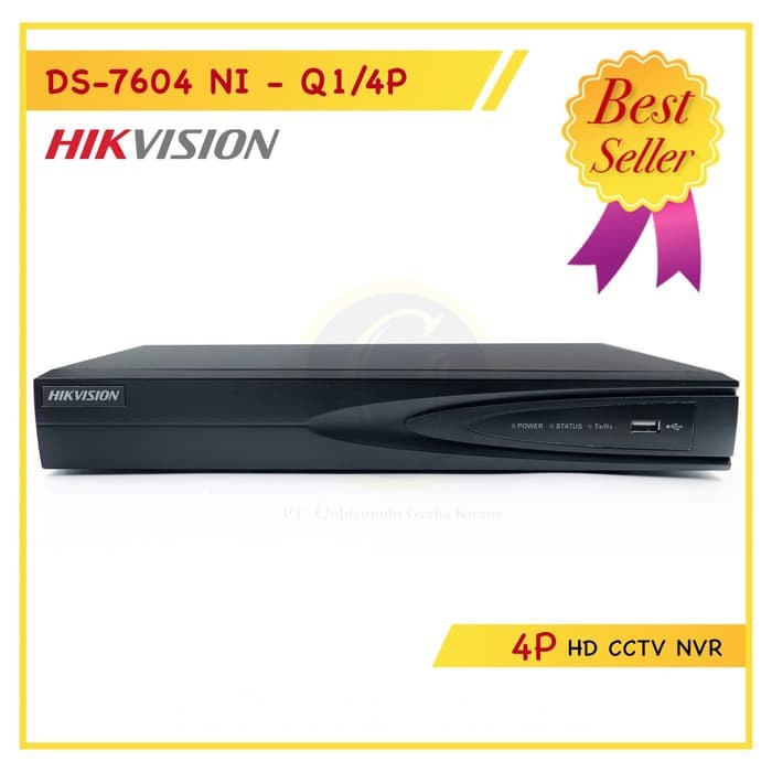 NVR Hikvision 4 Channel POE DS-7604NI-Q1/4P Suport H.265