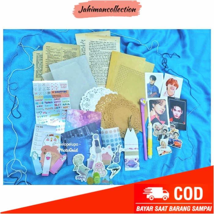 

✨ BISA COD ✨ 50+ pcs Kpop Journal Kit, Bujo Kit, Penpal (NCT 2020) - lengkap