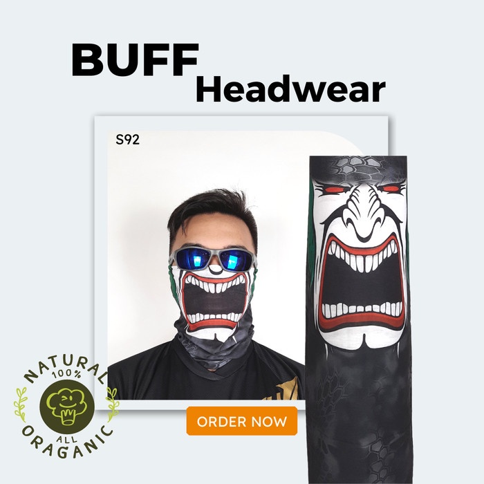 Buff Headwear super stretch adem Headwear Elastis S92 Vampire