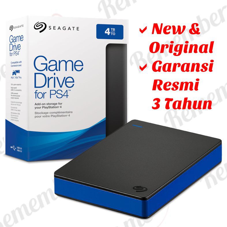 Seagate 4TB Game Drive PS4 Hardisk HDD External