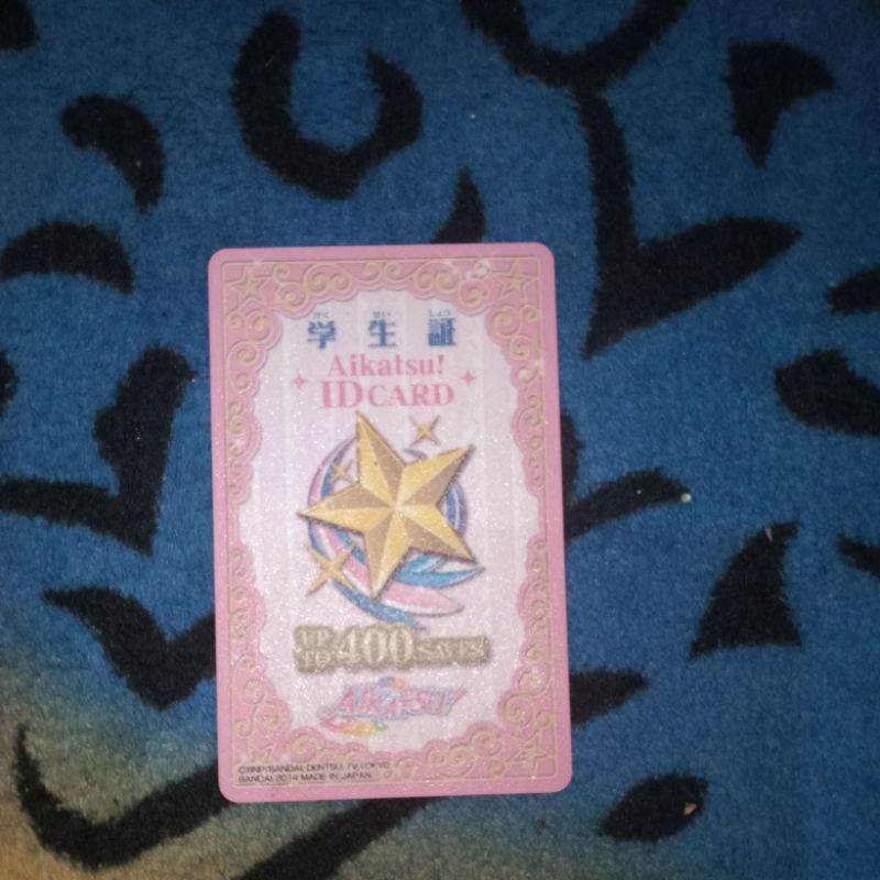 aikatsu id card (pink vers.)