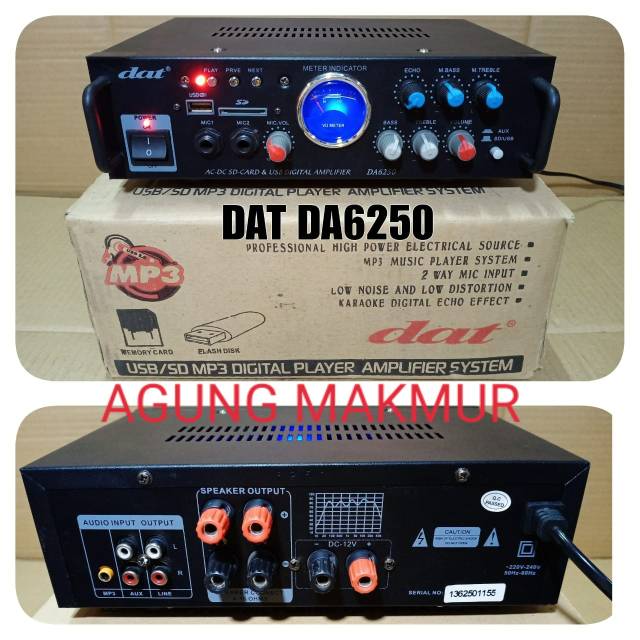 AMPLIFIER KARAOKE DAT DA6250