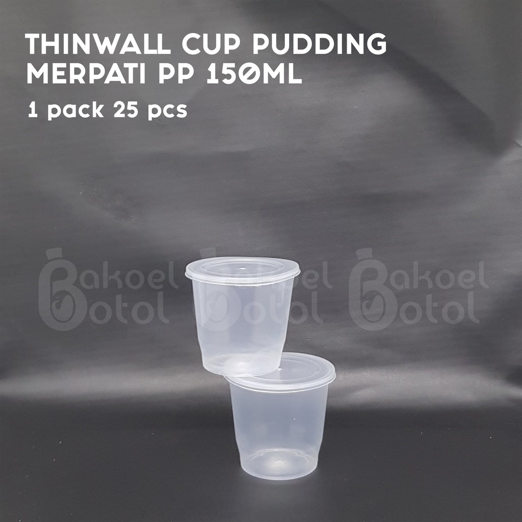 Termurah  Cup Puding Merpati Ukuran 150 ml