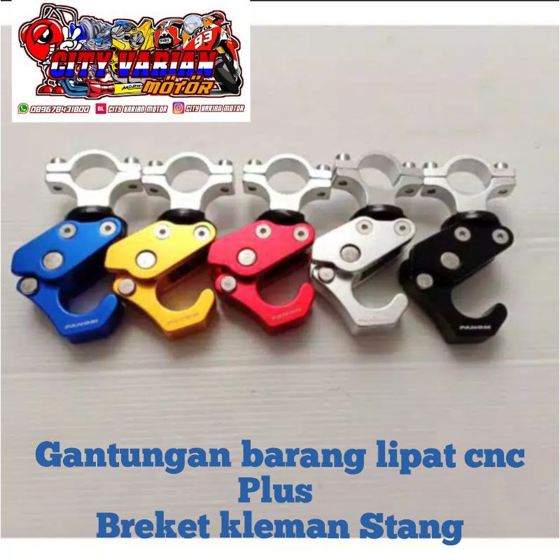 Gantungan Barang Honda PCX ADV model Lipat cnc Cantolan Centelan Barang motor PCX ADV Vixion Beat