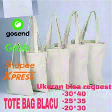 TOTEBAG BLACU POLOS/ TAS BLACU POLOS / BLACU / TAS LUKIS / KANTONG POLOS /TOTEBAG BLACU / TOTEBAG CU