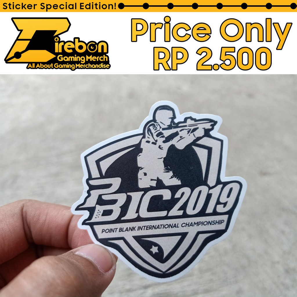 

Sticker Stiker Point Blank International Championship 2019 PBIC