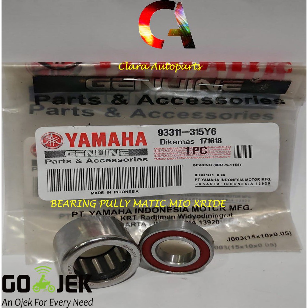 Bearing Lahar Bambu Pully Pulley puli puly poly polly CVT 6201 6901 28D3 Yamaha Mio