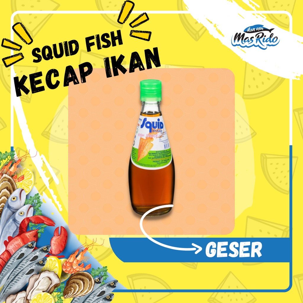 

Kecap Ikan Squid Brand / Squid Brand Fish Sauce Thailand 300 Ml Termurah