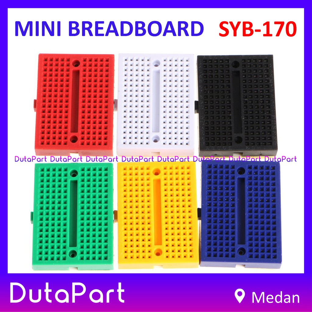 Breadboard SYB-170 Solderless Mini PCB Bread Board 170 Lubang SYB 170