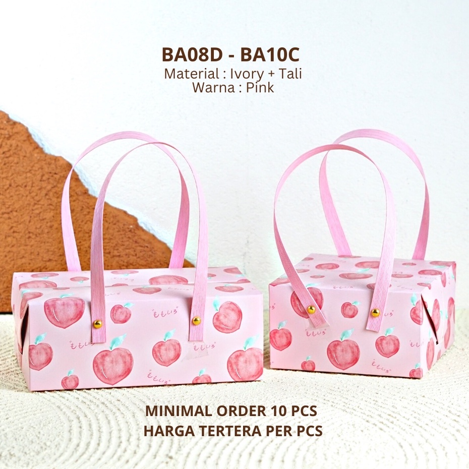 

Kotak Kado - Handbag Hadiah - Kotak Kemasan Kue - Snack Gift Box Hampers | BA08D - BA10C