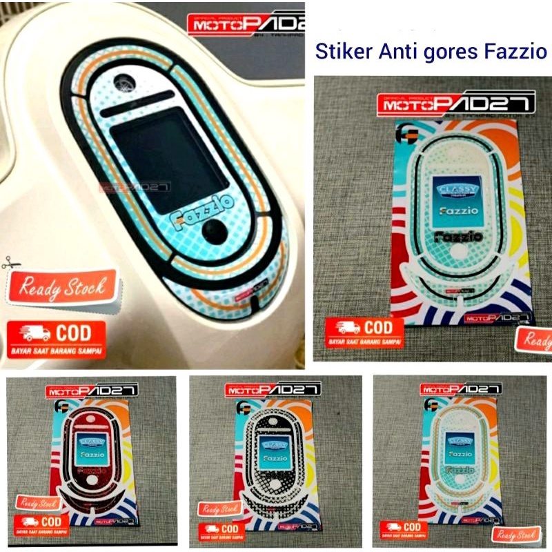 Motopad27 Stiker Resin Fazzio timbul Cover Pad Laci  Aksesories Yamaha FAZZIO 125 2022