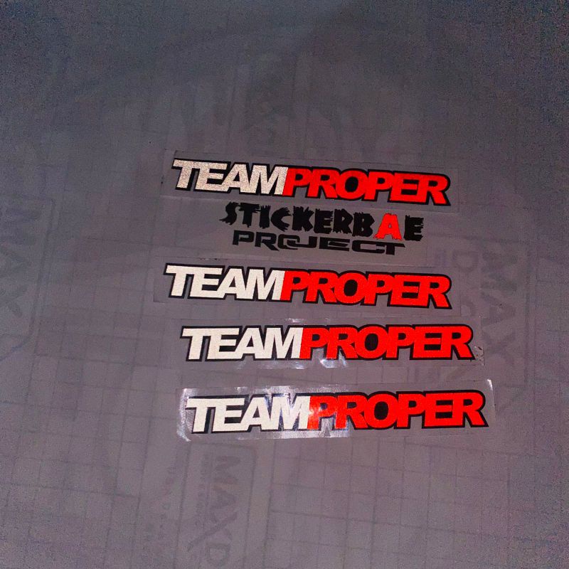 Sticker team proper stickerbae4 project