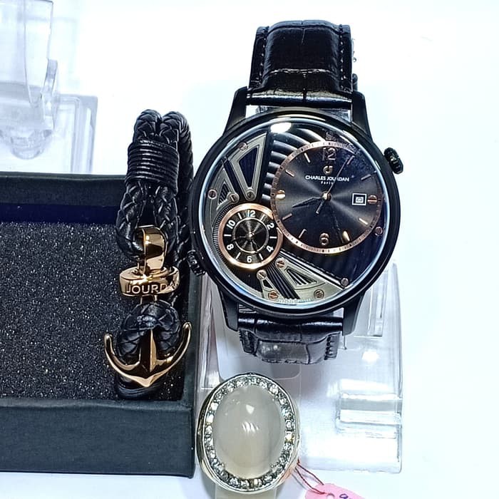 jam tangan pria original merk CHARLES JOURDAN PARIS CJ 1103 | HAWAII