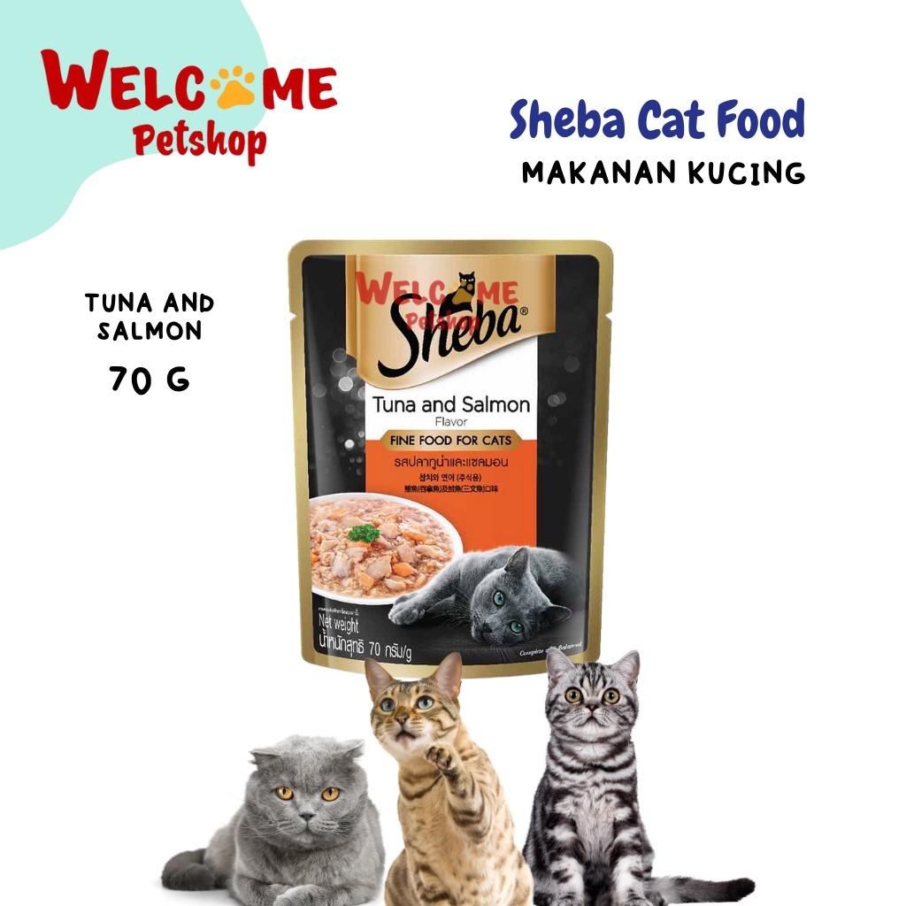 Sheba Pouch 70gr Adult Wet Food Makanan Basah Kucing Dewasa