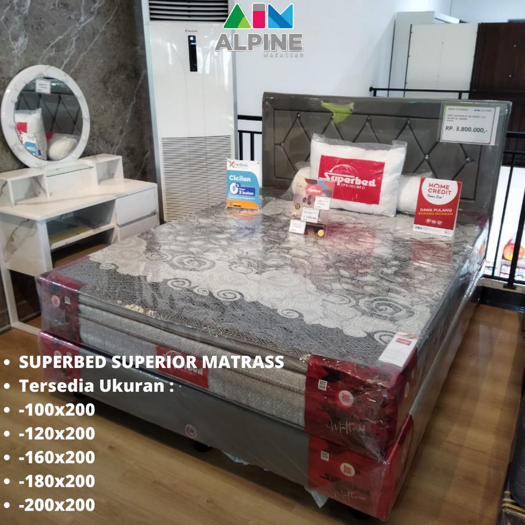 SUPERBED SUPERIOR MATRASS SPRINGBED (KHUSUS MAKASSAR,GOWA,MAROS)