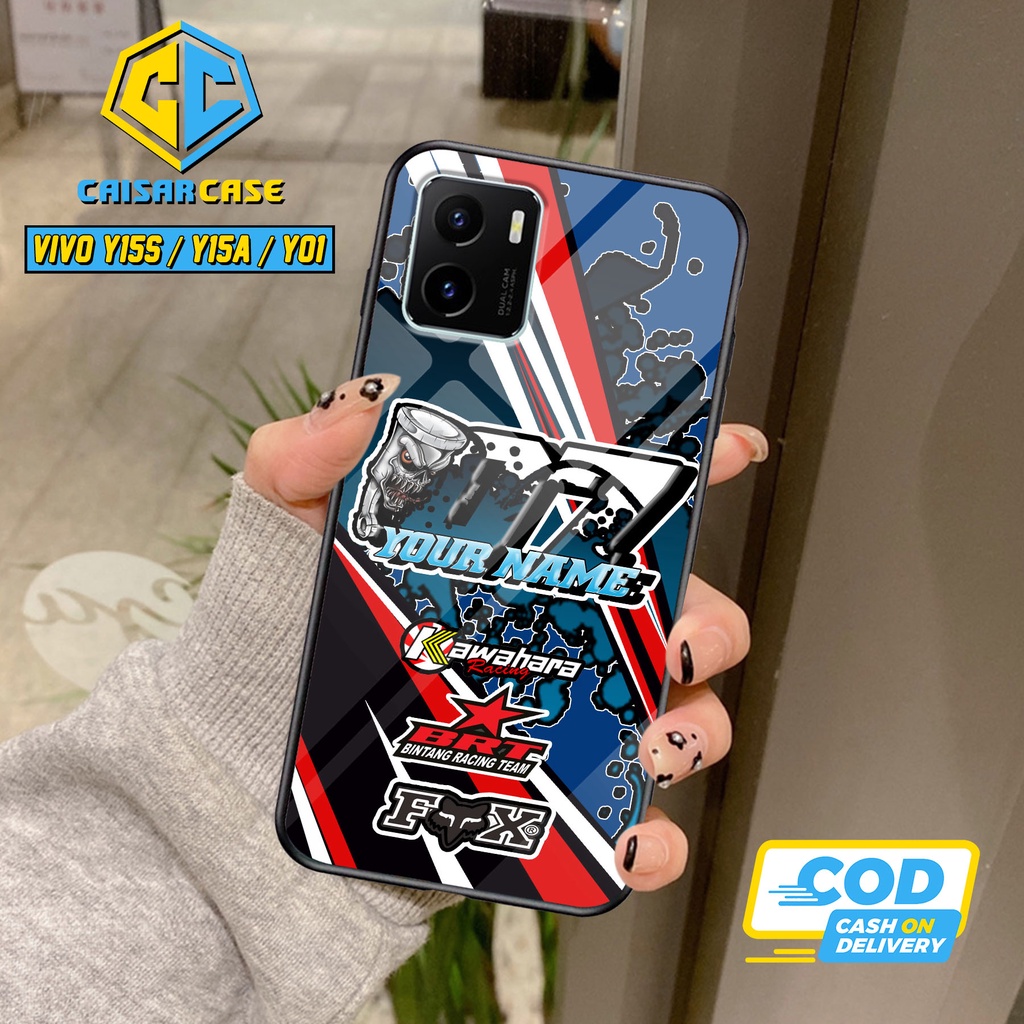 Kaisar Case - Case Hp Racing  Vivo Y15S / Y15A / Y01 (2D03RC) Bisa Pakai Nama Dan Nomor Sesukamu Fas