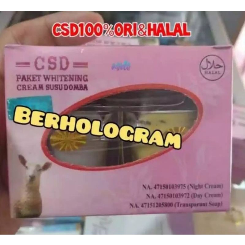 CREAM SUSU DOMBA MDS ori 1000% 30gr[CSD MDS]-MDS HOLOGRAM BIRU ORIGINAL