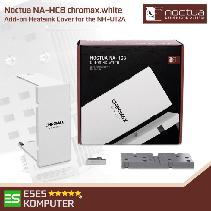 Noctua NA-HC8 Chromax White | Add on Heatsink Cover for NH-U12A