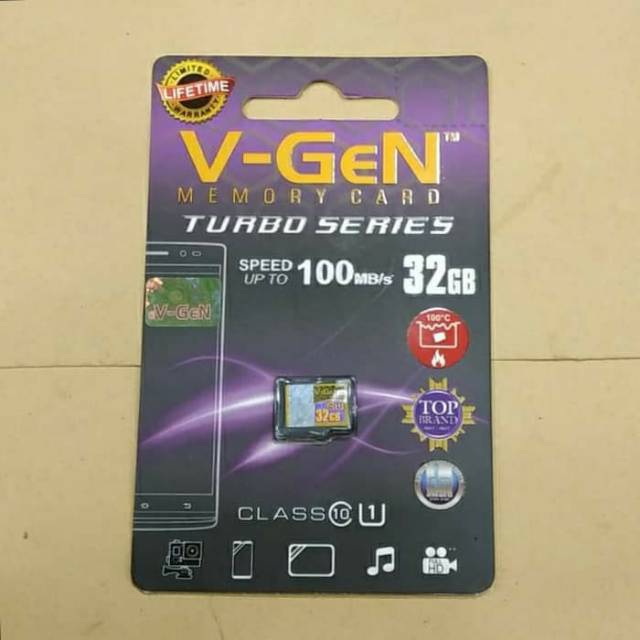 micro sd vgen 32gb turbo microsd v-gen 32gb turbo class 10 original