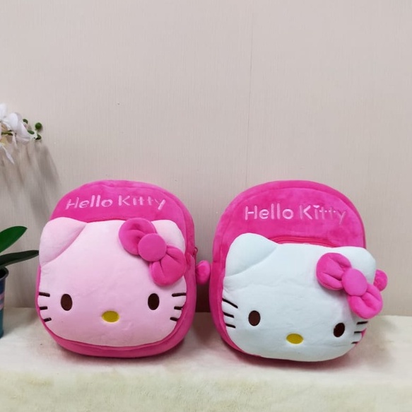 Toysopedia Tas Ransel Hello Kitty Size M/Ransel Kitty/Backpack Anak Paud/Ransel Anak Kado Tas Anak