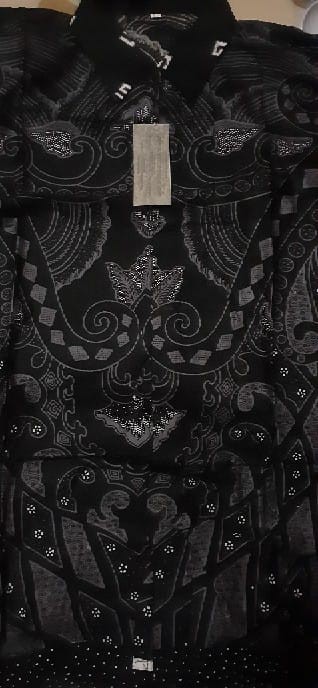Kemeja Batik Pria Lengan Panjang Size M L Xl Xxl Terlaris Distro 013