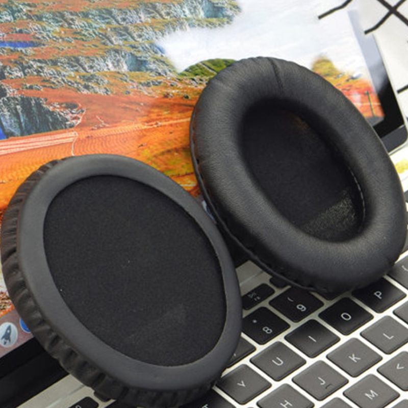 Cre 1pasang Ear Pad Cushion Sponge Cover Lembut Bantalan Telinga Bando Balok Untuk Hyper X Cloud Flight Stinger Earphone Pengganti