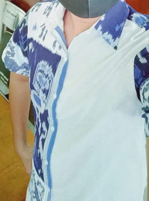 Kemeja Tenun 63 Navy