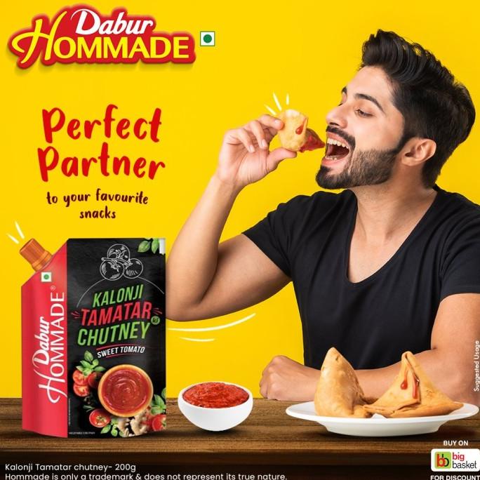 

:=:=:=:=] KALONJI TAMATAR CHUTNEY SWEET TOMATO DABUR HOMMADE 200G / Acar India