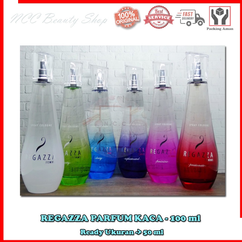 * NCC * Regazza Parfum Spray Cologne Regaza Perfume Wanita Women