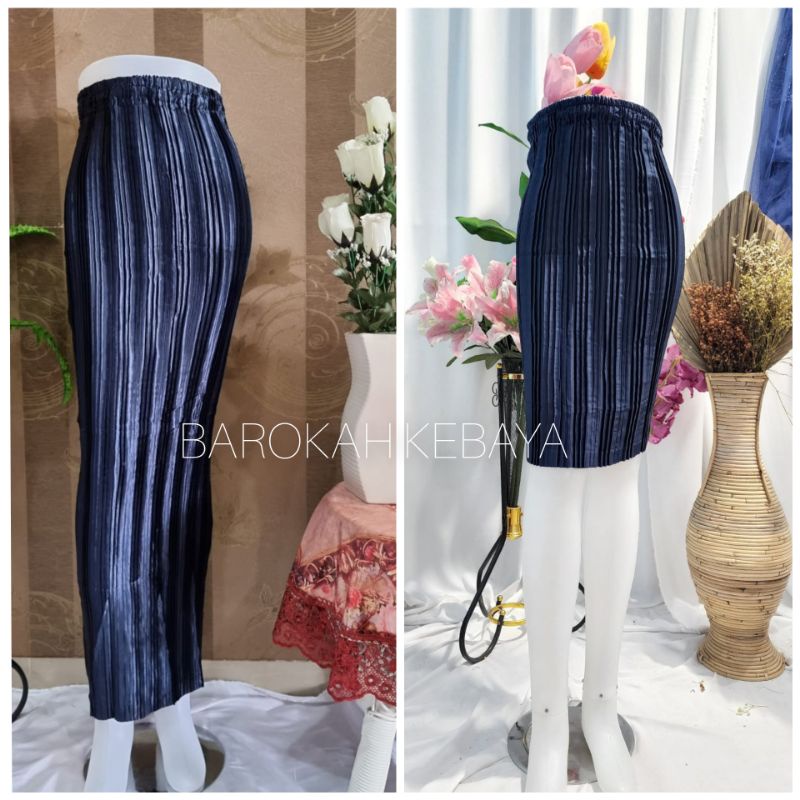 ROK PLISKET POLOS / ROK KEBAYA