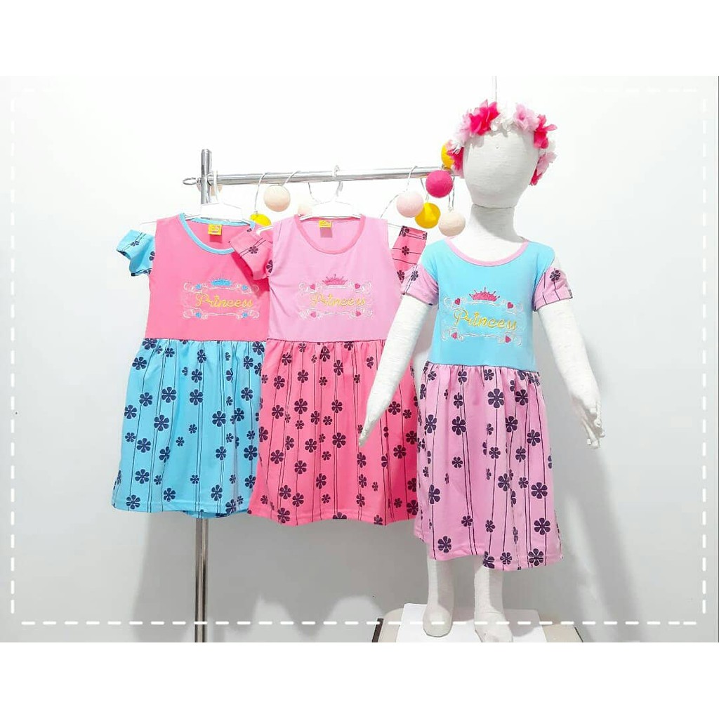 GROSIR DASTER FASHION ANAK PRINCESS BORDIR SIZE 123 RSL