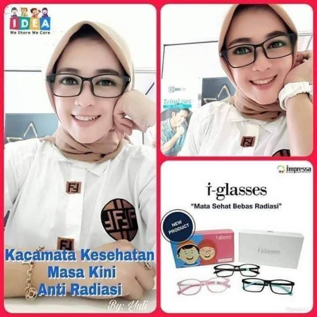 Kamata anti radiasi /kacamata dewasa/ i glasses kacamata