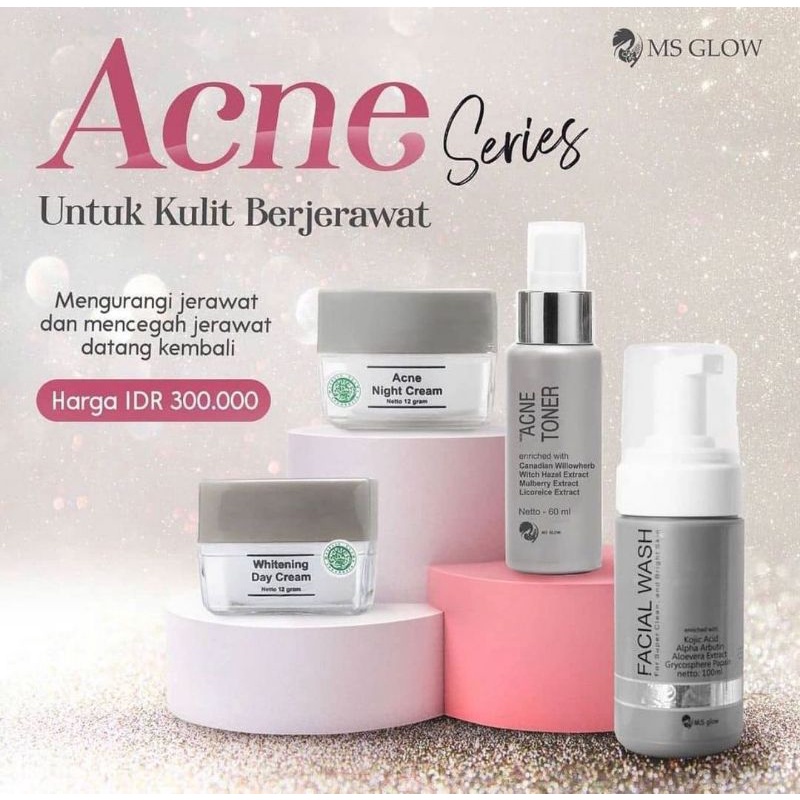 Ms Glow Paket Double Day Cream whitening