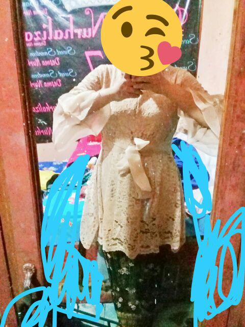 Couple Laluna Caramel Mendung/kebaya/batik