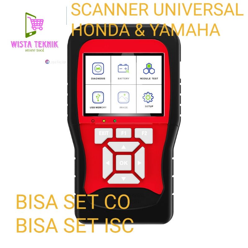 Scanner injeksi HONDA YAMAHA DAN VESPA/KAWASAKI