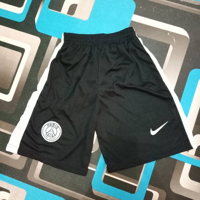 Celana pendek bola psg away hitam