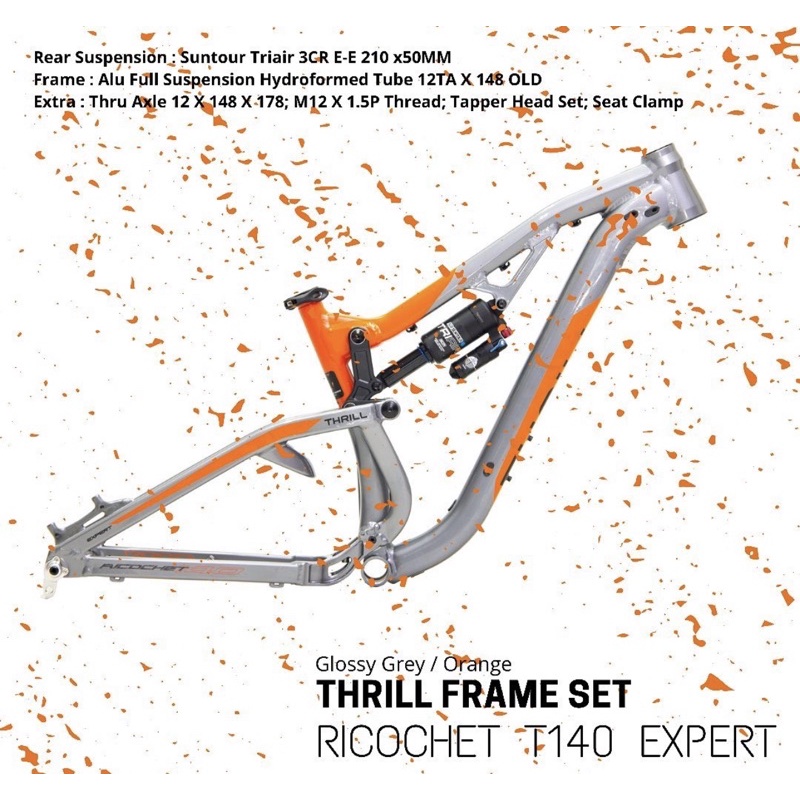 Freamset Thrill Ricochet T140 Expert size 16dan17