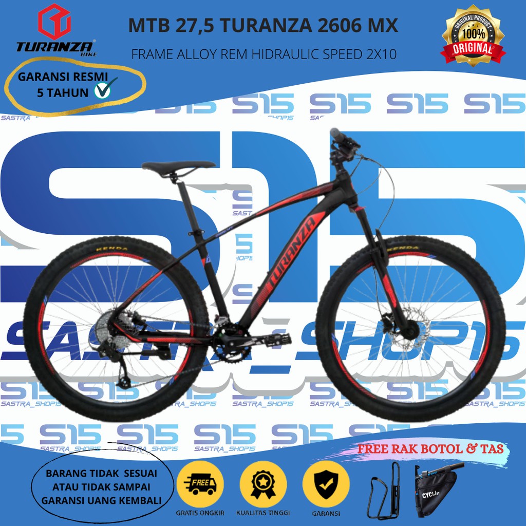 Sepeda Gunung Sepeda Mtb 27,5 Turanza Sepedah Gunung Mtb Sepeda Gunung Murah Speda Gunung Turanza