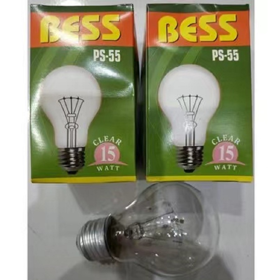Lampu Pijar BESS Bohlam Bola 5w 10w 15w Watt Penghangat Penetas Telur Lampu Kandang Ayam Panas Inkubator
