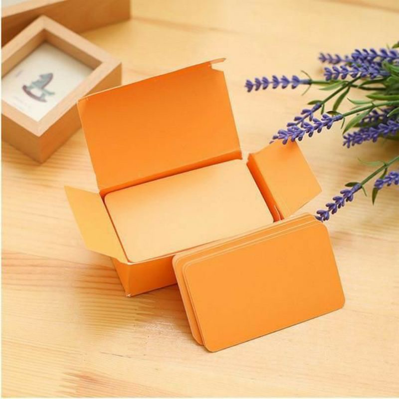

blank card polos orange