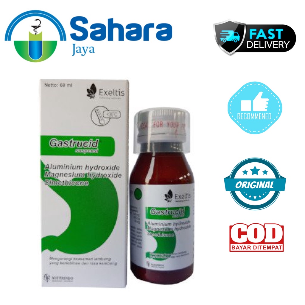 [SJ] Gastrucid Sirup 60 ml - Sirup Obat Maag Lambung