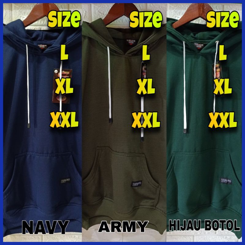 HOODIE POLOS SWEATER PRIA WANITA TEBAL