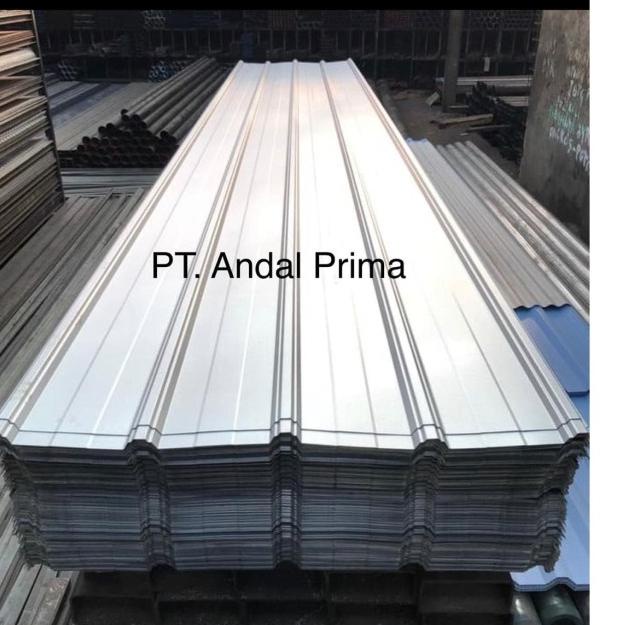 ☏ Atap Spandek 0.30mm Type 1040 - Spandeck Zincalume - per meter ❀