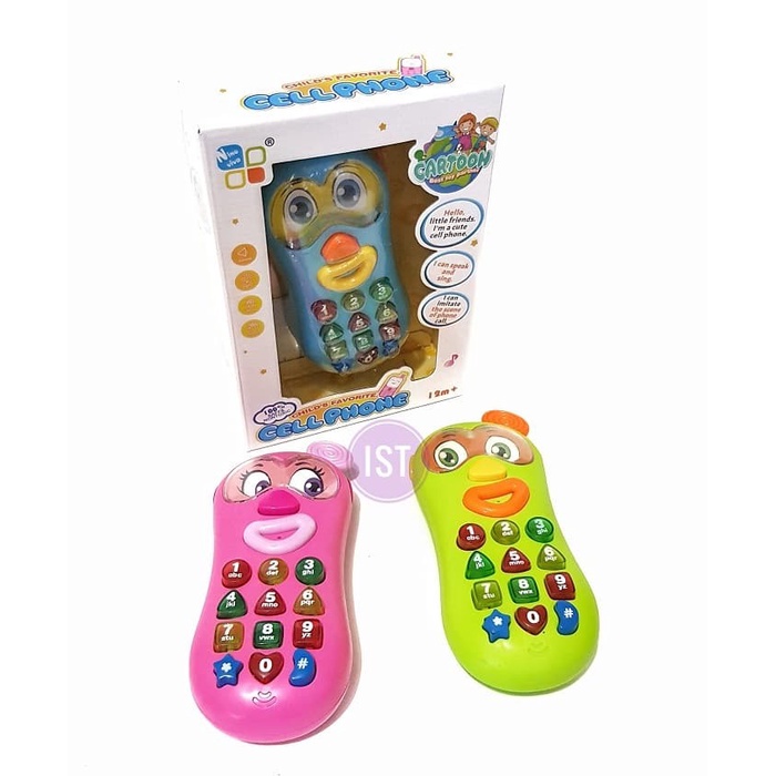 MWN Mainan Anak Cell Phone Peguin No.AE00508