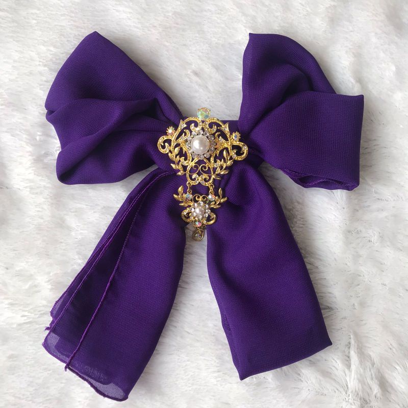 Selendang bali 2,5 meter | selendang sifon murah-Violet