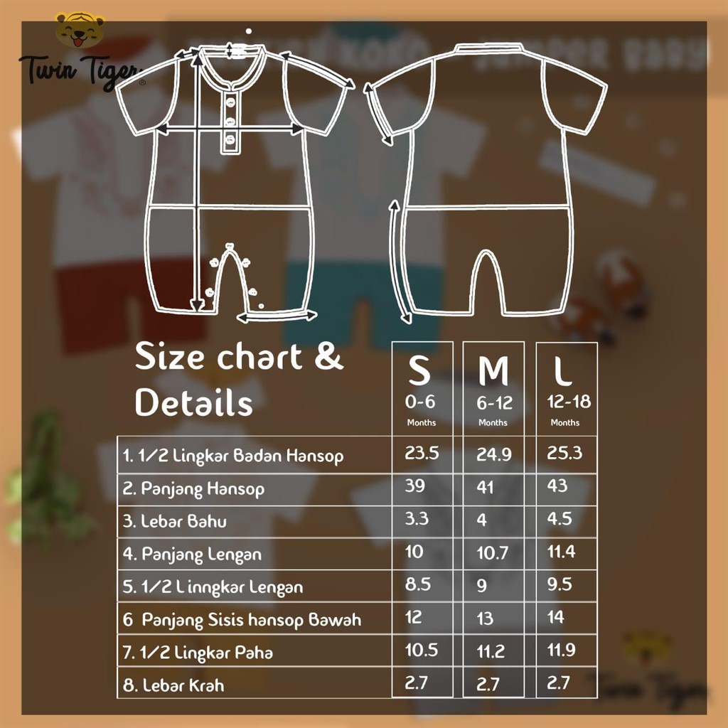 LAST STOK SALE 3.3 TWIN TIGER Pakaian Muslim Baju Koko Bayi Baju Lebaran Lakilaki PREMIUM Romper Peci Bordir Warna| Romper akikah